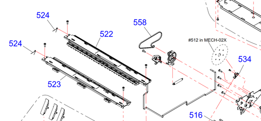 Epson - 1522680 - New & Original PF Paper Feed Timing Belt - £17-99 plus VAT - ETA 14 to 21 Day Leadtime