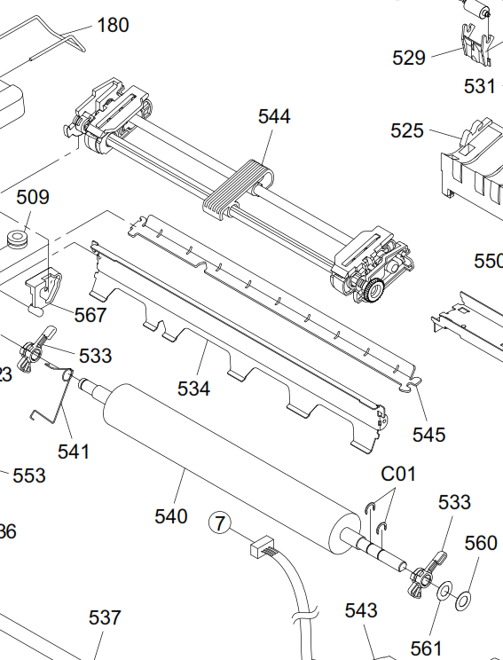Epson - 1575476 - New & Original Tractor Assembly - £42-00 plus VAT - ETA 14 to 21 Day Leadtime