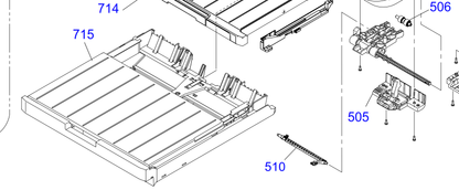 Epson - 1797735 - 1607368 - Paper Stopper fits in Back of Cassette Tray - £17-99 plus VAT - ETA 14 to 21 Day Leadtime
