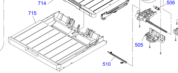 Epson - 1797735 - 1607368 - Paper Stopper fits in Back of Cassette Tray - £17-99 plus VAT - ETA 14 to 21 Day Leadtime