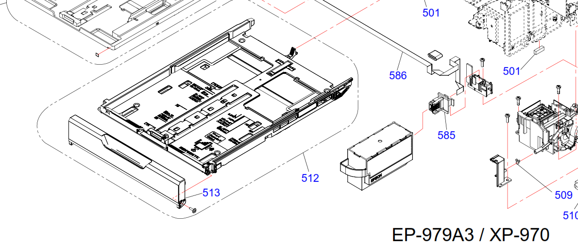 Epson - 1813151 - 1931629 - Replacement Main Paper Cassette Tray - £34-99 plus VAT - ETA 14 to 21 Day Leadtime