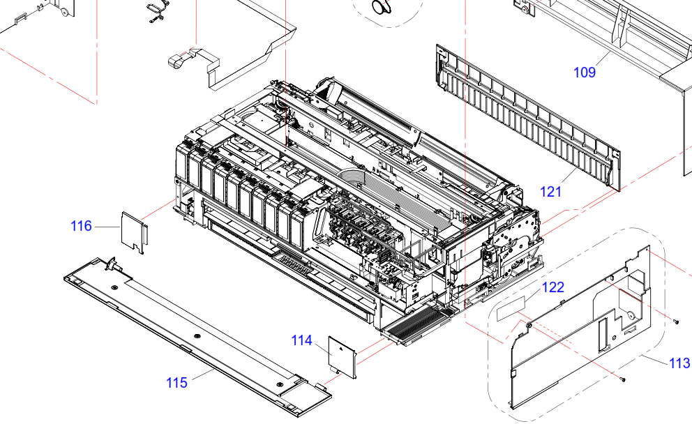 Epson - 1837241 - 1923026 - Black Main Stacker Paper Output Tray - £35-00 plus VAT - ETA 14 to 21 Day Leadtime