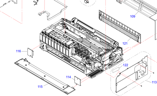 Epson - 1837241 - 1923026 - Black Main Stacker Paper Output Tray - £35-00 plus VAT - ETA 14 to 21 Day Leadtime