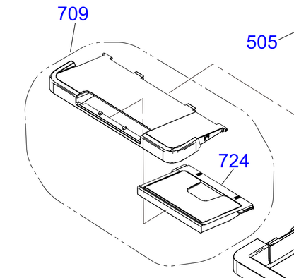 Epson - 1843373 - New & Original Slideout Paper Output Stacker Assembly - Fits Over Paper Cassette Tray - £19-99 plus VAT - ETA 14 to 21 Day Leadtime