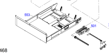 Epson - 1860790 - New & Original Replacement White A4 Paper Cassette Tray - £109-00 plus VAT - ETA 14 to 21 Day Leadtime