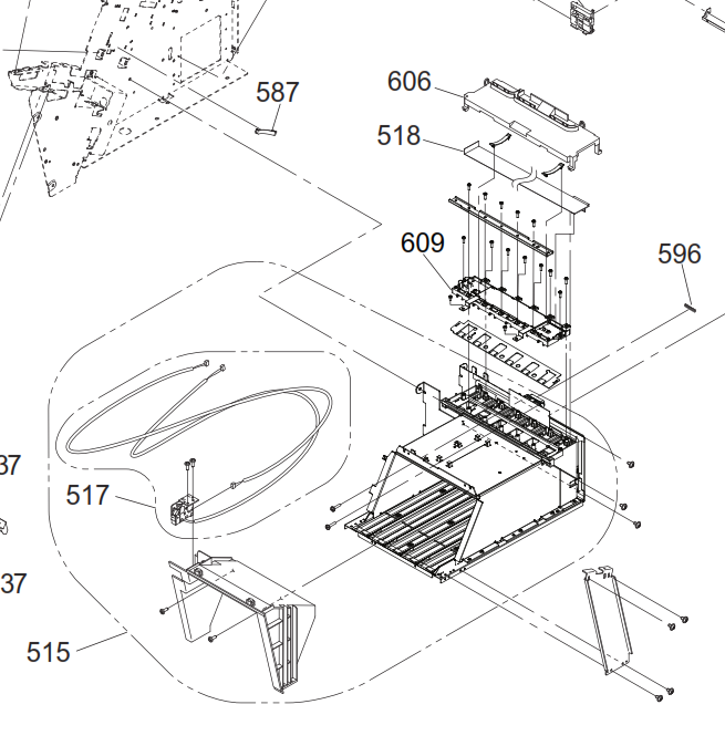 Epson - 1896198 - 1761896 - Right Ink Cartridge Holder - £215-00 plus VAT - ETA 14 to 21 Day Leadtime
