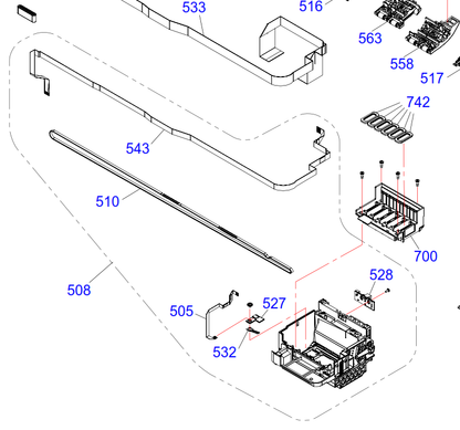 Epson - 1954082 - 1916771 - 1858445 - 1839484 - 1841181 - Carriage Assembly inc Timing Belt - £65-00 plus VAT - ETA 14 to 21 Day Leadtime