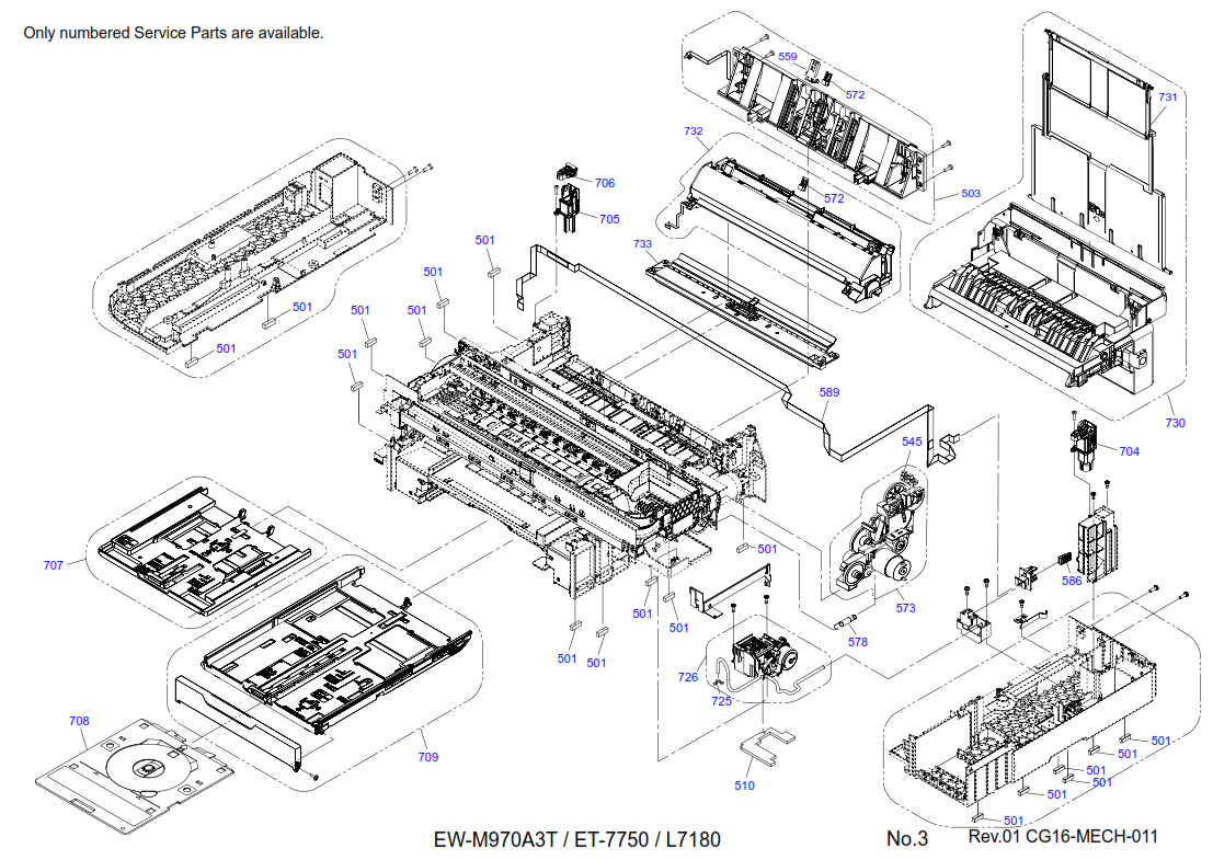 Epson - 1668199 - 1948703 - New & Original Black Duplex Unit & Paper Output Support Tray - £56-99 plus VAT - Back in Stock!