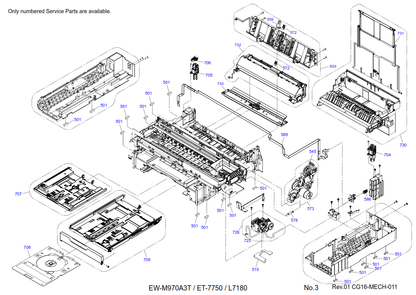 Epson - 1668199 - 1948703 - New & Original Black Duplex Unit & Paper Output Support Tray - £56-99 plus VAT - Back in Stock!