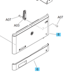 HP - Hewlett Packard - RC4-5334 - Plastic Cover for Cassette Tray 2 - £49-99 plus VAT - 7 to 10 Day Leadtime
