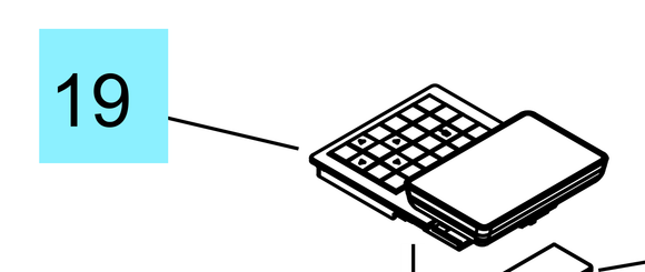 HP - Hewlett-Packard - RM2-1259 - Replacement Control Panel inc LCD Display - £145-00 plus VAT -  ETA 7 Day Leadtime