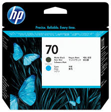 Hewlett Packard / HP - C9404A - No 70 Matte Black / Cyan Printhead - £99-00 plus VAT - Back on Stock