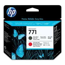 Hewlett Packard / HP - CE017A - No 771 Matte Black / Chromatic Red Printhead - £209-00 plus VAT - Back on Stock