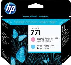 Hewlett Packard / HP - CE019A - No 771 Light Magenta / Light Cyan Printhead - £209-00 plus VAT - Back on Stock