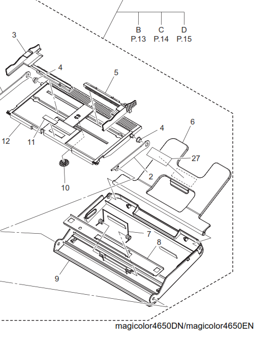 Konica Minolta - A00F560201 - Lower Manual Feed Tray - £35-90 plus VAT - ETA 28 Day Leadtime