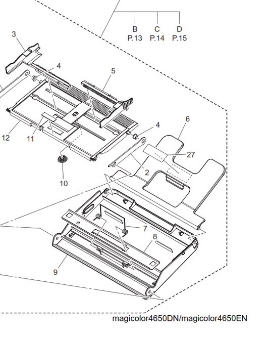 Konica Minolta - A00F560201 - Lower Manual Feed Tray - £35-90 plus VAT - ETA 28 Day Leadtime