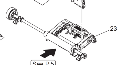 Konica Minolta - AAJ4R70113 - ADF Feed Roller Assembly - £79-00 plus VAT - ETA 7 Day Leadtime