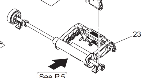Konica Minolta - AAJ4R70113 - ADF Feed Roller Assembly - £79-00 plus VAT - ETA 7 Day Leadtime