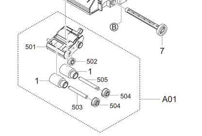 Kyocera - 302R794070 - Feed & Pickup Roller in Holder - £69-99 plus VAT - Back in Stock!