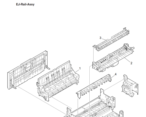 OKI - 45235202 - 45235201 - Paper Exit Eject Guide Assembly - £125-00 plus VAT - ETA 21 to 28 Day Leadtime