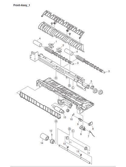 OKI - 44561501 - Original Replacement Front Assembly inc MFP Rollers - £79-99 plus VAT - ETA 14 to 21 Day Leadtime