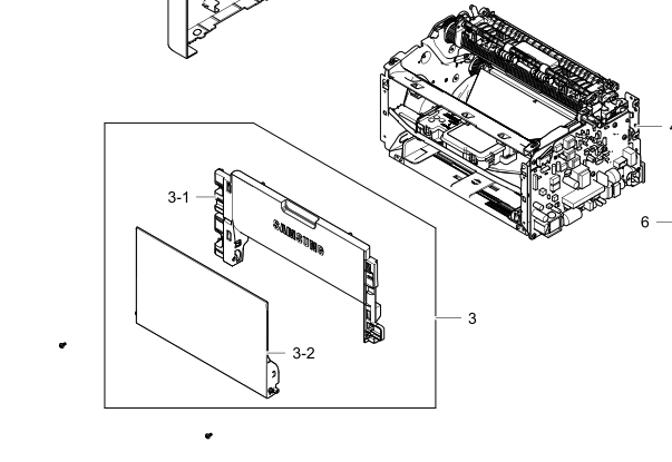 Samsung - JC63-04327A - Fold Down Front Door Cassette Cover - £45-00 plus VAT - No Longer Available