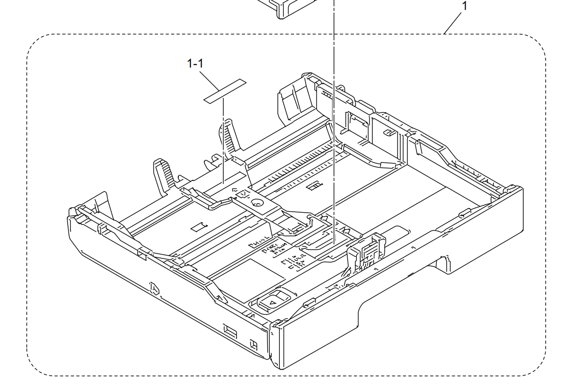 Brother - D0032E001 - Replacement Main Paper Cassette Tray - £34-99 plus VAT - Back in stock!