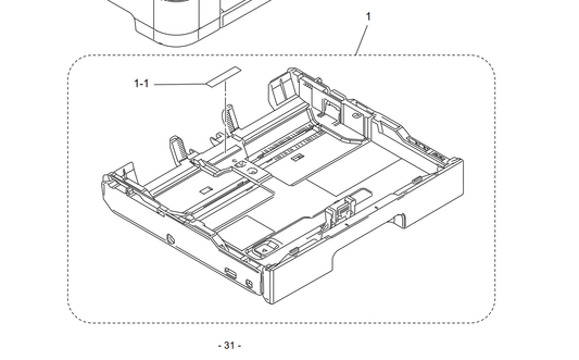 Brother - D00340001 - Replacement A3 Size Lower Paper Cassette Tray 2 - £35-99 plus VAT - ETA 7 to 10 Day Leadtime