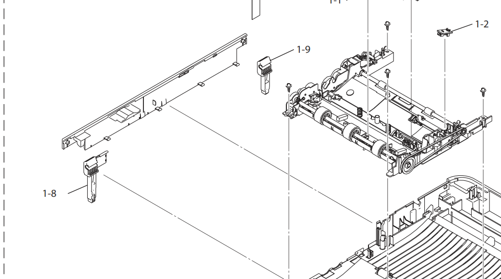 Brother - LER988007 - Left ADF Hinge - £12-99 plus VAT - ETA 10 Day Leadtime