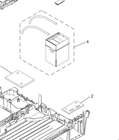 Brother - LS4699001 - Ink Absorber Felt - Fits Under Ink Absorber Box - £8-99 plus VAT - No Longer Available