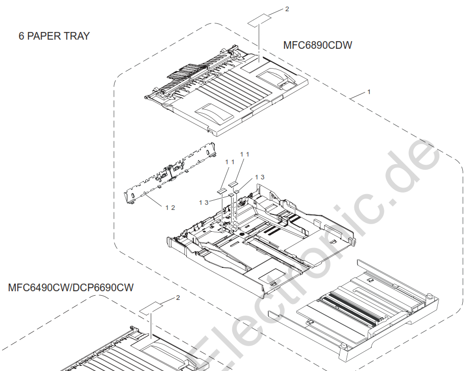 Brother - LS5204001 - Separation Pad in Cassette Tray (may need 2) - £10-99 each plus VAT - In Stock 1 to 2 Day Leadtime