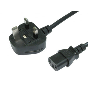 Cables Direct - RB-250 - 1.8 Metre UK Plug - Black Power Cable - £7-99 plus VAT - In Stock