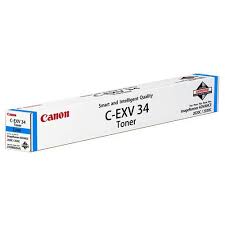 Canon - C-EXV34 - 3783B002 - 9453B001 - Cyan Toner Cartridge (19000 Copies) - £109-99 plus VAT - 7 Day Leadtime