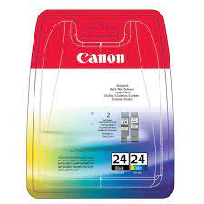 Canon - BCI24 - BCI-24 - 6881A051 - Twin Pack Black (130 Copies) & Colour Ink Tank (170 Copies) - £29-99 plus  VAT - Temporarily Unavailable - ETA Mid October
