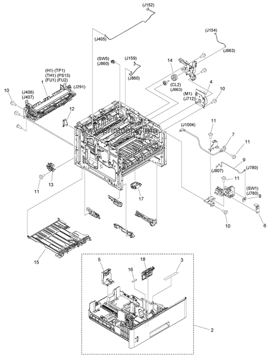 Canon - FM1-N488 - Replacement Paper Cassette Tray - £139-00 plus VAT - ETA 7 Day Leadtime