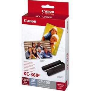Canon - KC36IP - KC-36IP - 7739A001 - 36 x Credit Card Size Paper & Ink Pack - £19-99 plus VAT - Back on Stock
