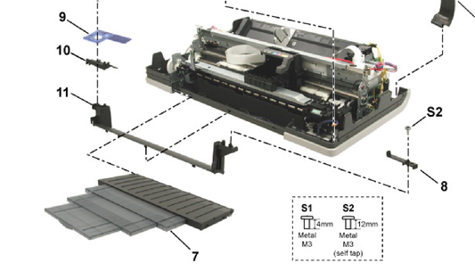 Canon - QM2-3347 - Paper Input Tray - Lower Front of Printer - £16-99 plus VAT - In Stock 1 to 2 Day Leadtime