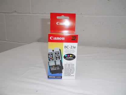 Canon - BC-21e - Replacement Genuine Printhead & Black & Colour Ink Tanks - £29-99 plus VAT - Temporarily Unavailable - ETA Mid October