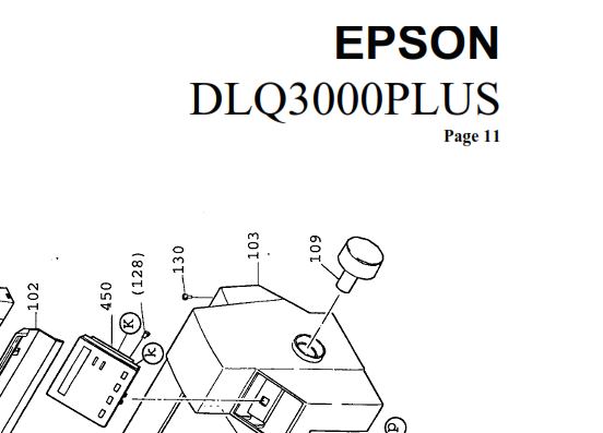 Epson - 1020295 - Winder / Platen Knob - £13-99 plus VAT - In Stock 1 to 2 Day eadtime