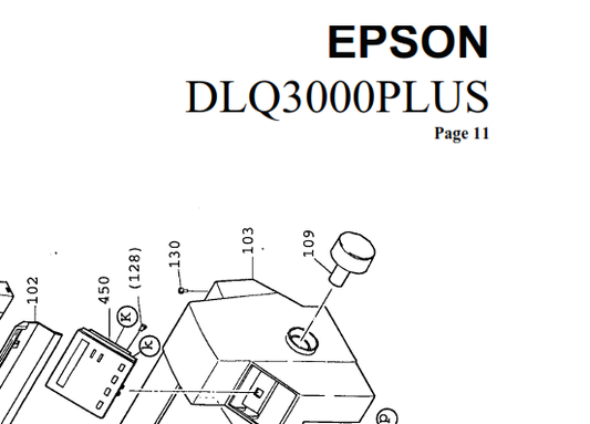 Epson - 1020295 - Winder / Platen Knob - £13-99 plus VAT - In Stock 1 to 2 Day eadtime