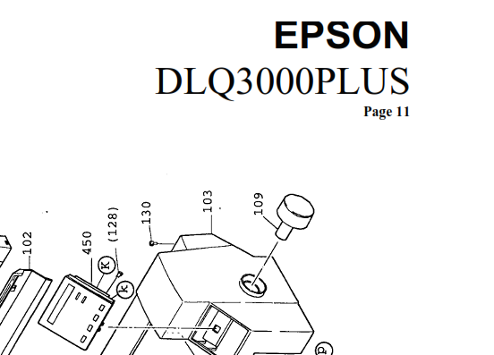 Epson - 1020295 - Winder / Platten Knob - £13-99 plus VAT - In Stock