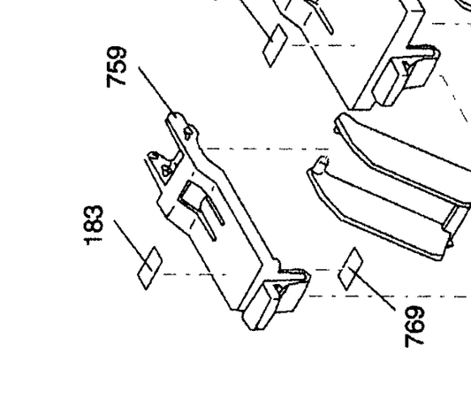 Epson - 1048805 - 1053482 - Black Cartridge Cover - £11-99 plus VAT - In Stock 1 to 2 Day Leadtime
