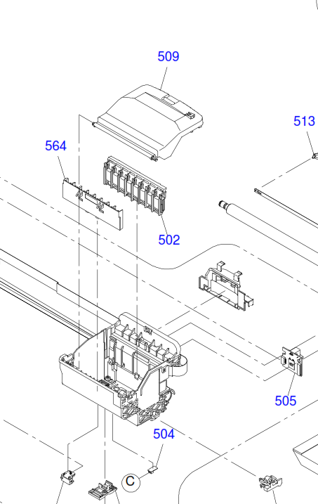 Epson - 1477656 - 1550327 - Ink Cartridge Cover Lid - £9-50 plus VAT - In Stock 1 to 2 Day Leadtime