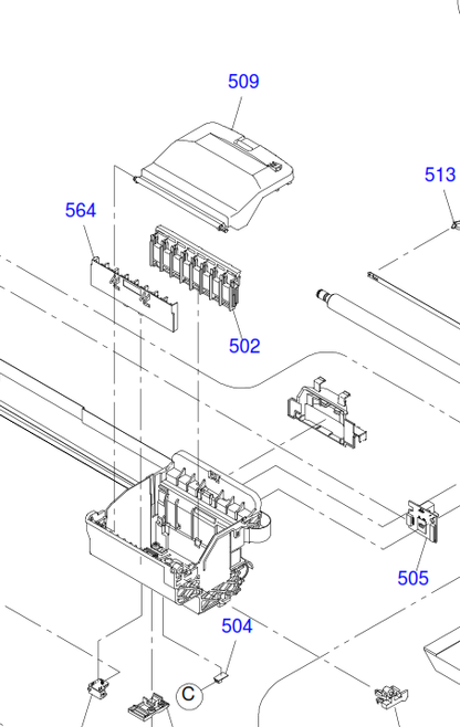 Epson - 1477656 - 1550327 - Ink Cartridge Cover Lid - £9-50 plus VAT - In Stock 1 to 2 Day Leadtime