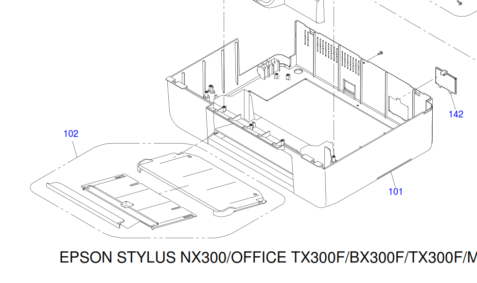 Epson - 1489296 - Paper Output Stacker Tray - Front of Printer - £13-99 plus VAT - In Stock 1 to 2 Day Leadtime