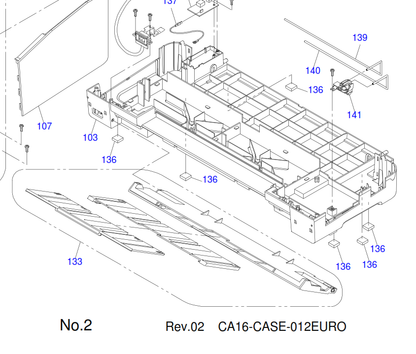 Epson - 1490921 - 1550328 - Paper Output Stacker Tray - Lower Front of Printer - £35-99 plus VAT - No Longer Available