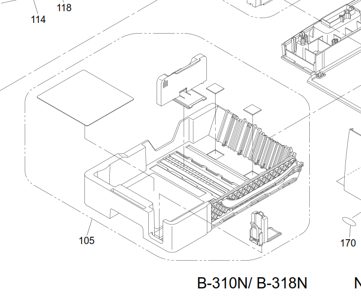 Epson - 1693701 - Replacement A4 Paper Cassette Tray - £35-99 plus VAT - In Stock 1 to 2 Day Leadtime