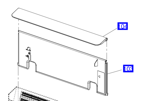 Epson - 1537553 - Outer Section of Paper Input Support Tray - £9-50 plus VAT - In Stock 1 to 2 Day Leadtime
