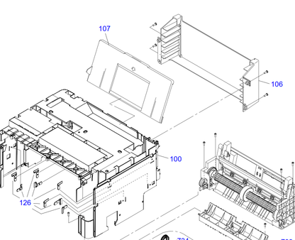 Epson - 1550186 - Paper Input Support - Upper Rear of Printer - £14-99 plus VAT - In Stock 1 to 2 Day Leadtime