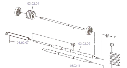 Epson - 1554136 - Feed Roller - Located in Paper Feed Assembly - £39-99 plus VAT - Back in Stock!